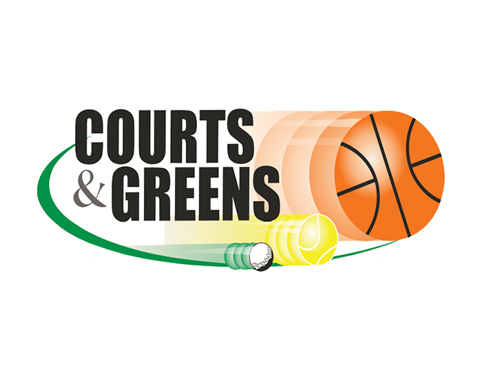 courts-border courts and greens logo