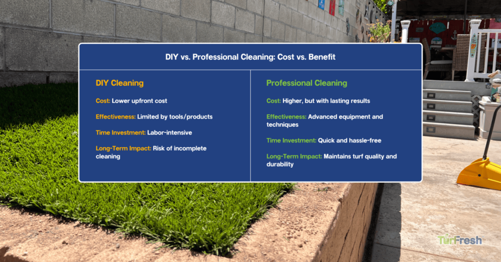 DIY Cleaning vs. Professional Turf Cleaning Turfresh