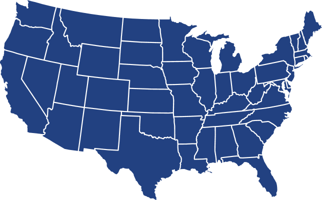 TurFresh Artificial Turf Services Available Across the U.S. – Nationwide Turf Cleaning Coverage United States map showing potential nationwide service coverage for TurFresh artificial turf cleaning and maintenance.