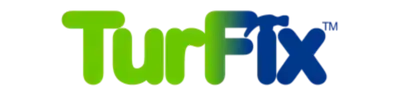TurFix logo for TurFresh artificial turf repair and restoration service TurFix logo representing a TurFresh service that repairs damaged artificial turf and restores worn synthetic grass areas.